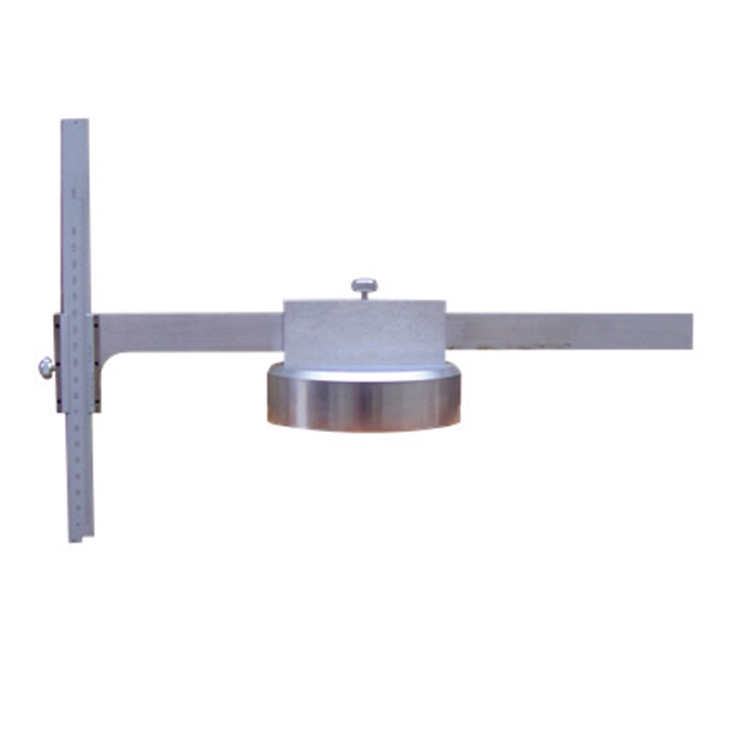 橫跨梁(liang)觸闆與(yǔ)心盤上(shàng)平面高(gāo)度差測(ce)量尺